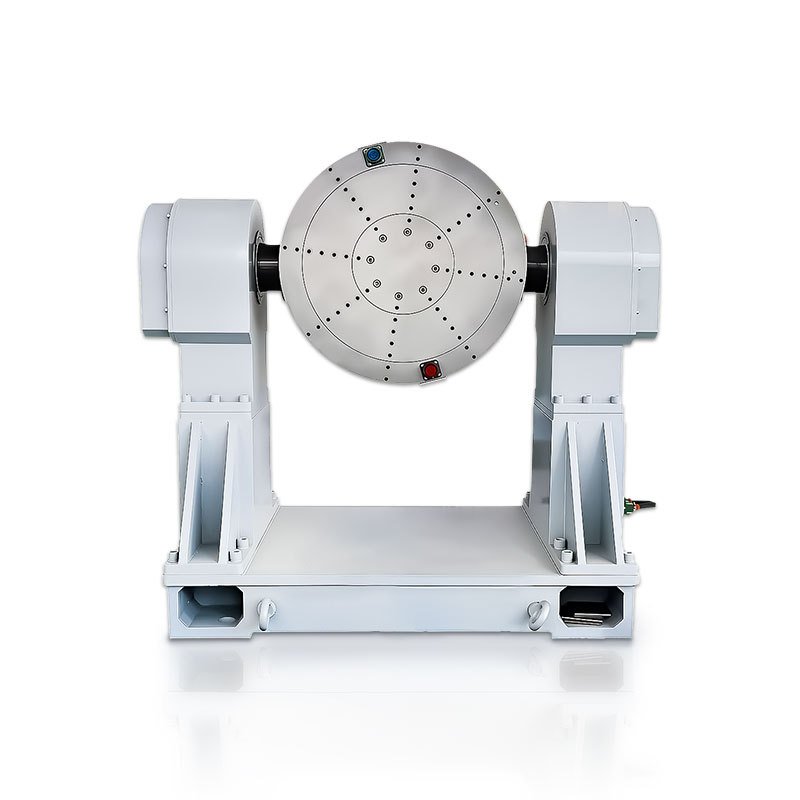Rotary table performing rapid positioning for laser cutting equipment optical alignment