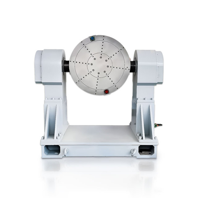 Rotary table performing rapid positioning for laser cutting equipment optical alignment