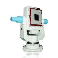 Close-up of Inertial Navigation Test Table high-precision bearing assembly for smooth rotation