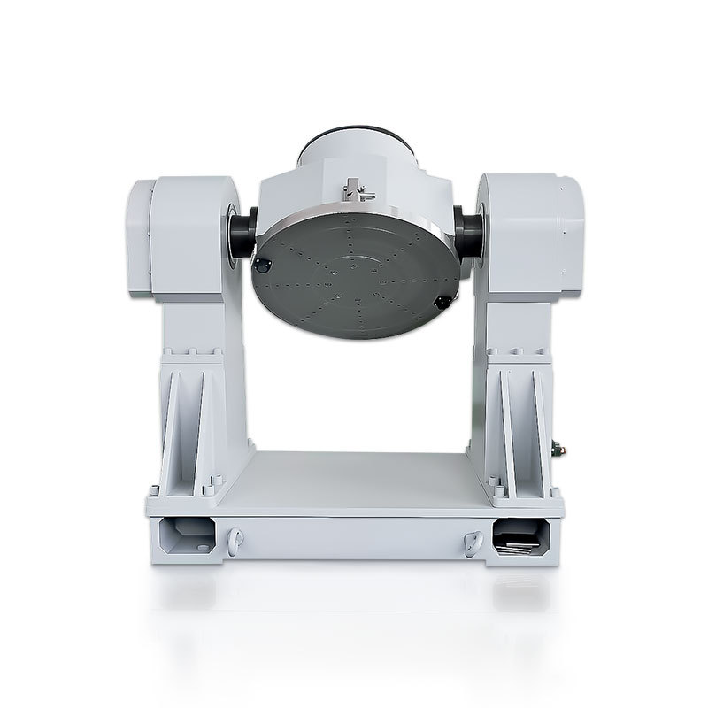 Precision dual axis rotary table for industrial automation and optical test on factory floor