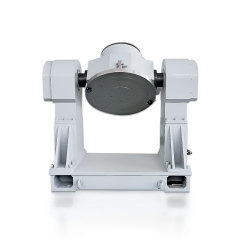 Precision dual axis rotary table for industrial automation and optical test on factory floor