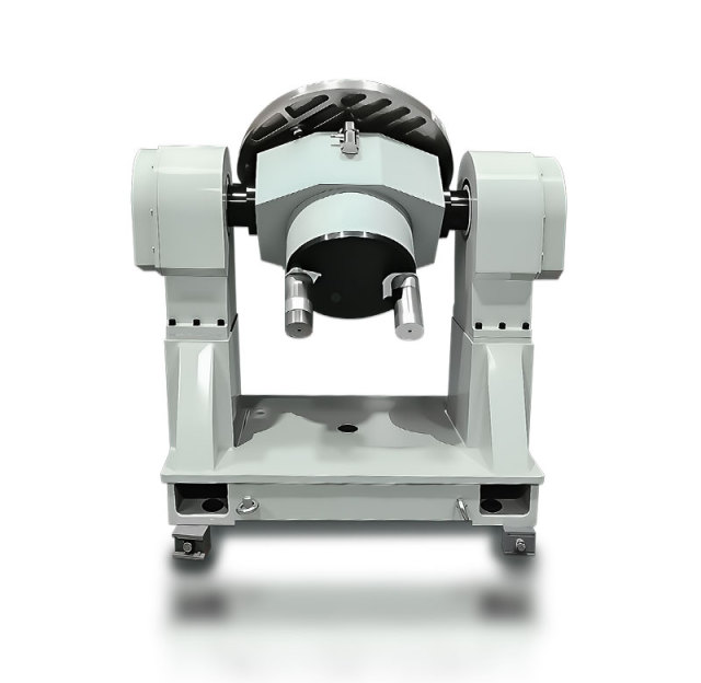 High precision dual axis rate table for inertial sensor lab calibration on clean bench