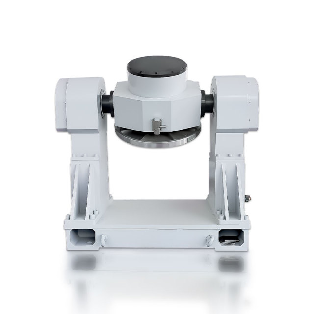 Close up of high speed drive system for 1080 degree per second spindle rotation control