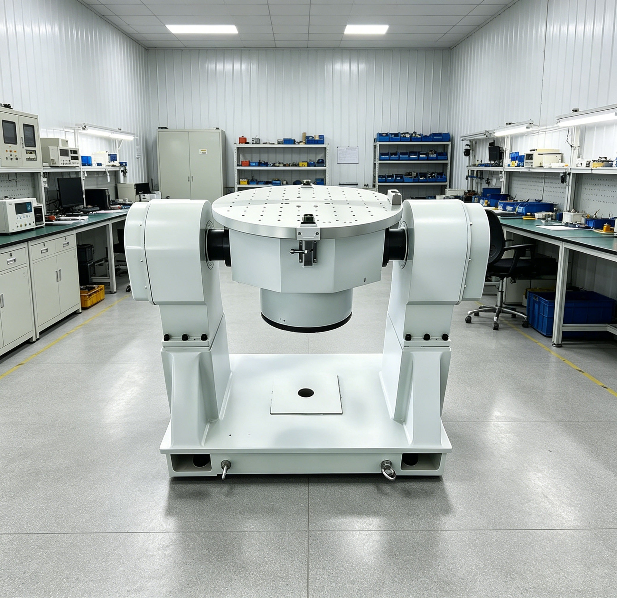 Automated control interface executing calibration sequence and data acquisition