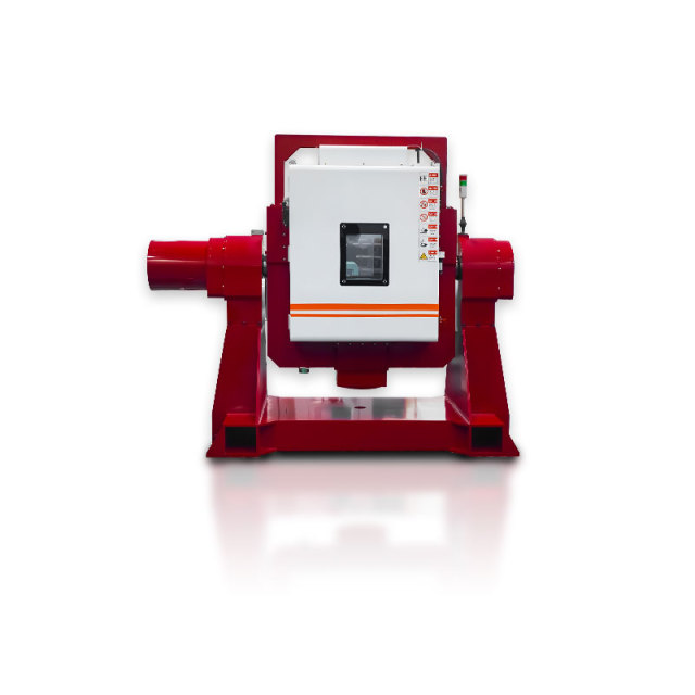 Dual axis thermal rate table on white background for semiconductor wafer alignment