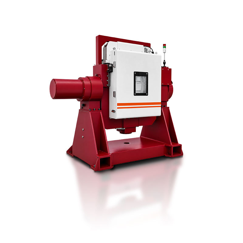 Close up of precision encoder ensuring arc-second accuracy for sensor calibration