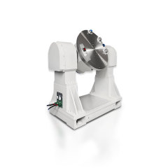 Test equipment dimensions on aerospace workbench with control interface