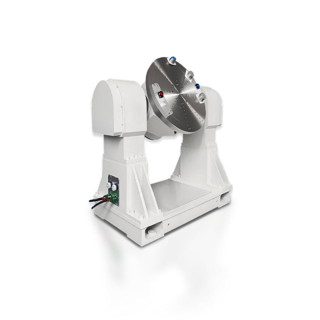 Test equipment dimensions on aerospace workbench with control interface