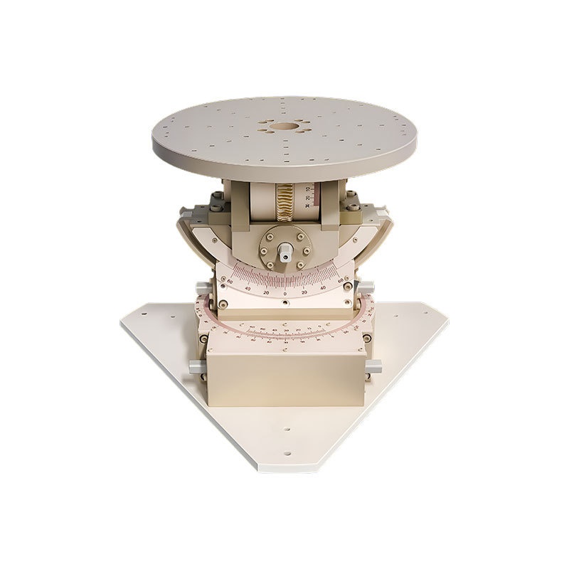 Nonmagnetic Rate Table White Background Main Image Showing Compact Benchtop and Three Manual Axes