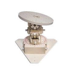 Atomic Magnetometer Probe Mounted on Nonmagnetic Rate Table for Attitude Calibration Inside Shielded Cylinder