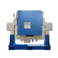 Dual axis rate table with integrated thermal chamber and aluminum mounting plate