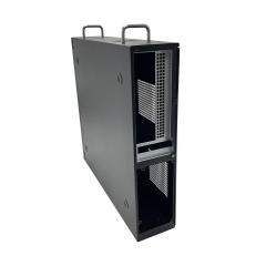 2U tower chassis with 2 hotswap HDD tray