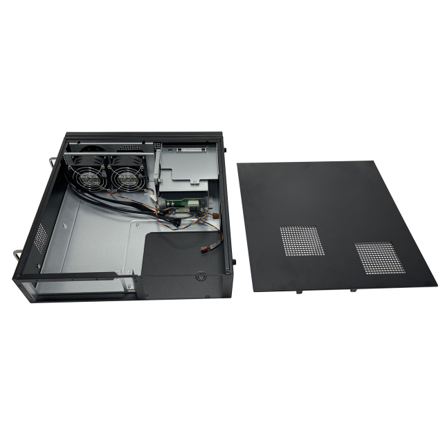 2U tower chassis with 2 hotswap HDD tray