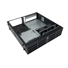 2U tower chassis with 2 hotswap HDD tray