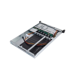 1U 4-bay hot swap storage chassis  680mm depth