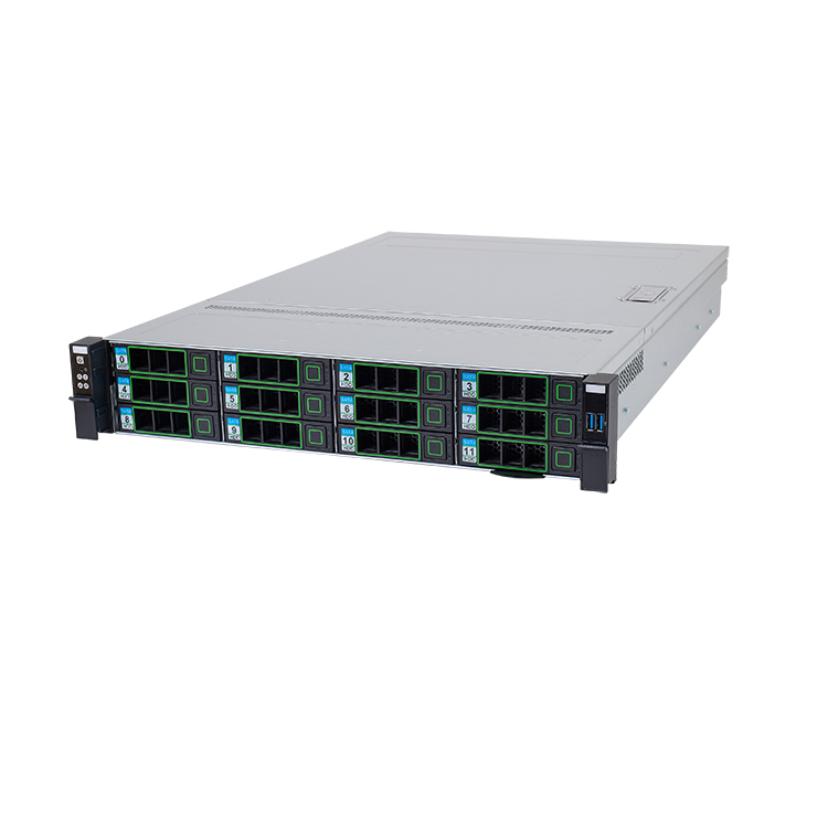 2U 12-bay hot swap storage chassis