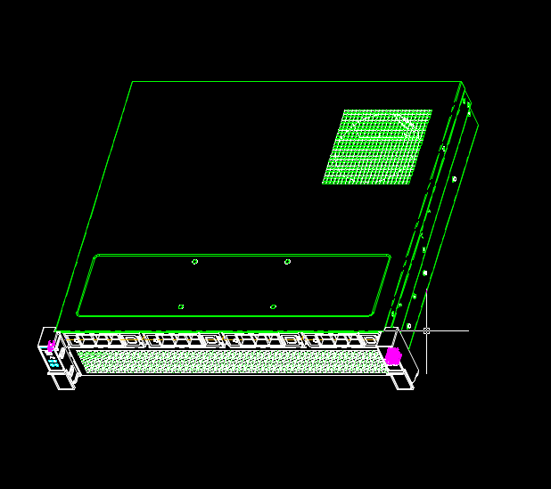 2U 4-bay hot swap storage chassis 400mm depth