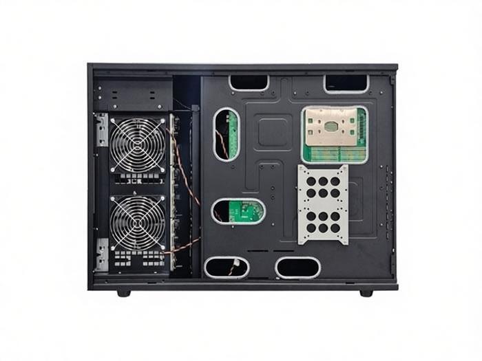 Tower station server chassis  12 bays DTC01284H-12