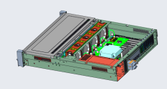 2U 8-bay hot swap storage chassis 550mm depth