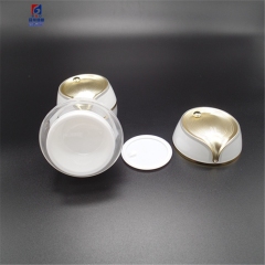 White Acrylic Set Bottle 30/50/100ml Lotion Pump Bottle,Classic 15/30/50G Acrylic Cream Jar