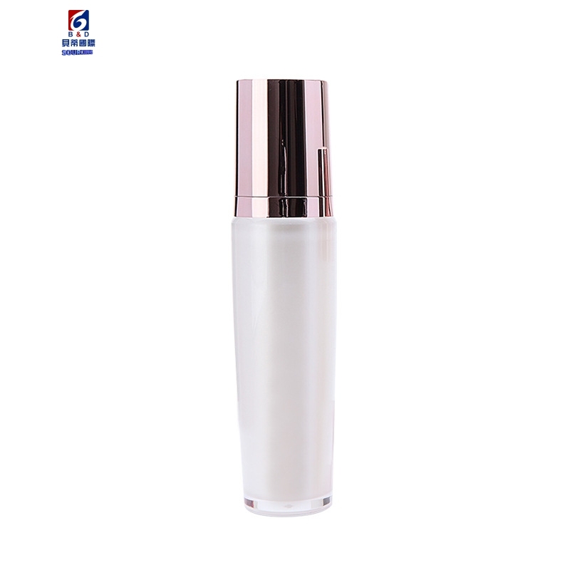 Pink Mirror Acrylic Set Bottle 15/30/50/100ML Lotion Pump Bottle,Classic 15/30/50G Acrylic Cream Jar