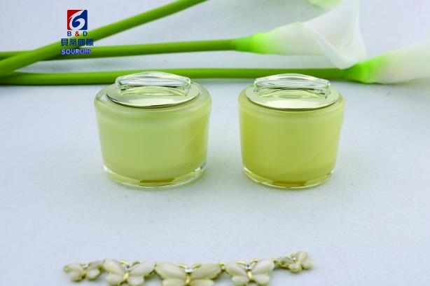 Acrylic Set Bottle 30/50/100ML Lotion Pump Bottle,Classic 30/50G Acrylic Cream Jar