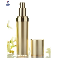 Gold Tapered Acrylic Set Bottle Acrylic 120ML Lotion Pump Bottle,Classic 30/50G Acrylic Cream Jar