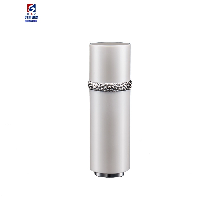 White Pearl Acrylic Set Bottle 15/30/50/120ML Lotion Pump Bottle,Classic 30/50G Acrylic Cream Jar