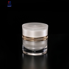 Gold Pearl Acrylic Set Bottle 30/50/100/120ml Lotion Pump Bottle, 30/50G Acrylic Cream Jar