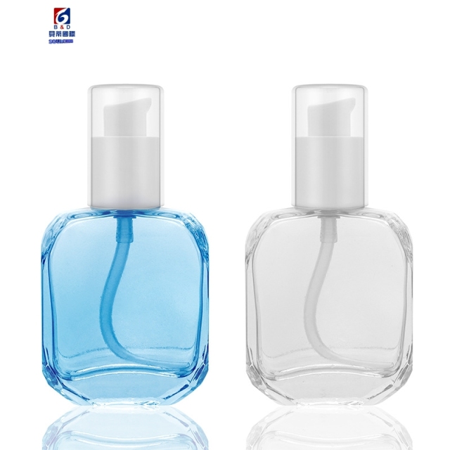 65ml Transparent Glass Portable Pressure Bottle