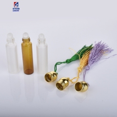 10ml Glass Ball Bearimg Bottle Wheatear