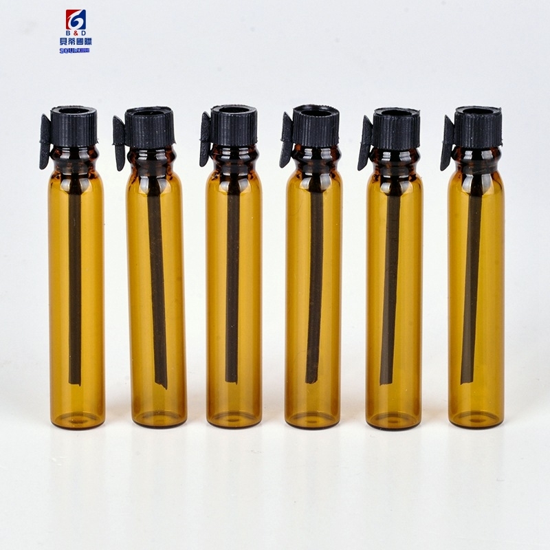 2ML Tawny Glass Oil Bottle