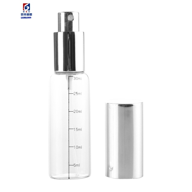 30ml Clear Glass Graduated Spary Bottle