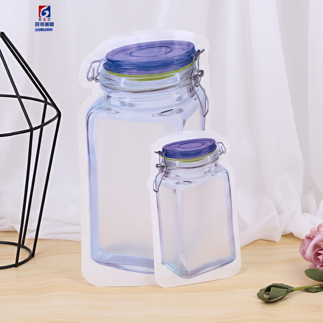 Food packaging bags personalized bottles compound self-sealing bags