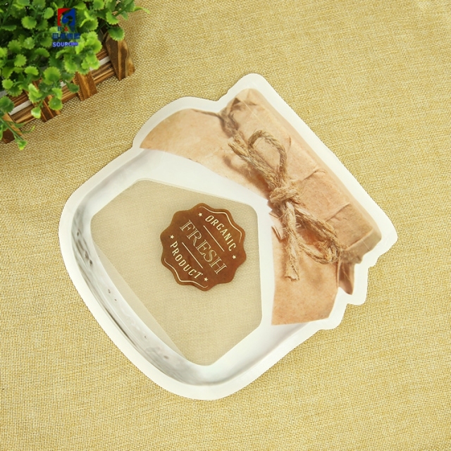 Jar sealed bag shaped self-sealing packaging bag