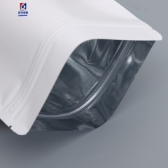 White thickened kraft paper inside aluminized self-sealing bag dried fruit sealing bag