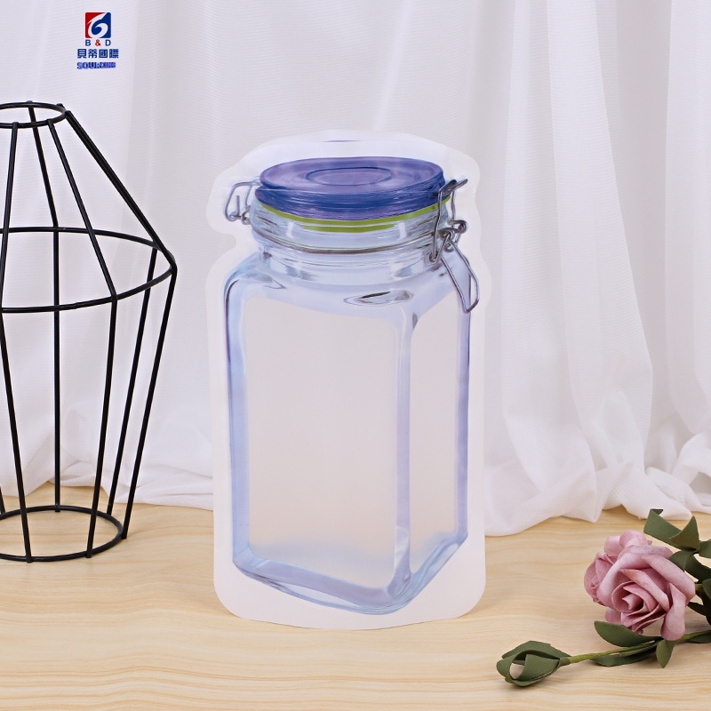 Food packaging bags personalized bottles compound self-sealing bags