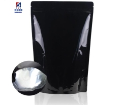 Colored aluminum foil bag black self-sealing bag aluminum foil free-standing bag wolfberry food packaging bag sealed tea bag