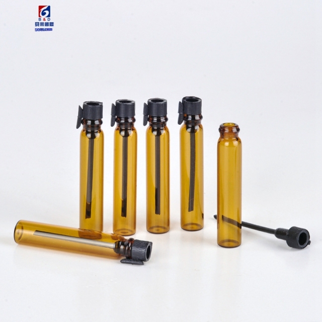 2ML Tawny Glass Oil Bottle
