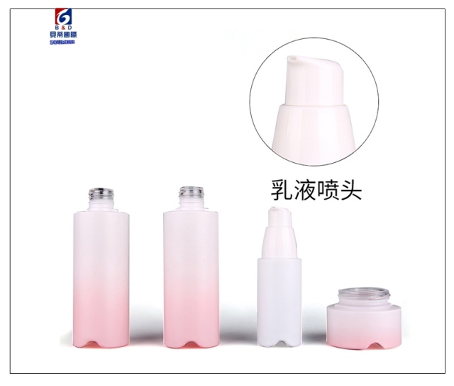 Glass Set Bottle 30/120ml Glass Emulsion Pump Bottle, 30g Craem Jar