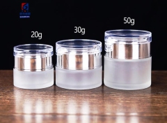 Glass Set Bottle 80ml Glass Lotion Bottle, 20/30/50g Cream Jar
