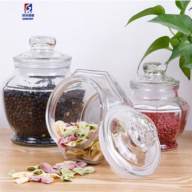 800/1200/1800/2300ML Large Capacity Glass Storage Tank