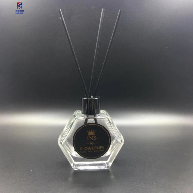 80ML Six Star Glass Aromatherapy Bottle