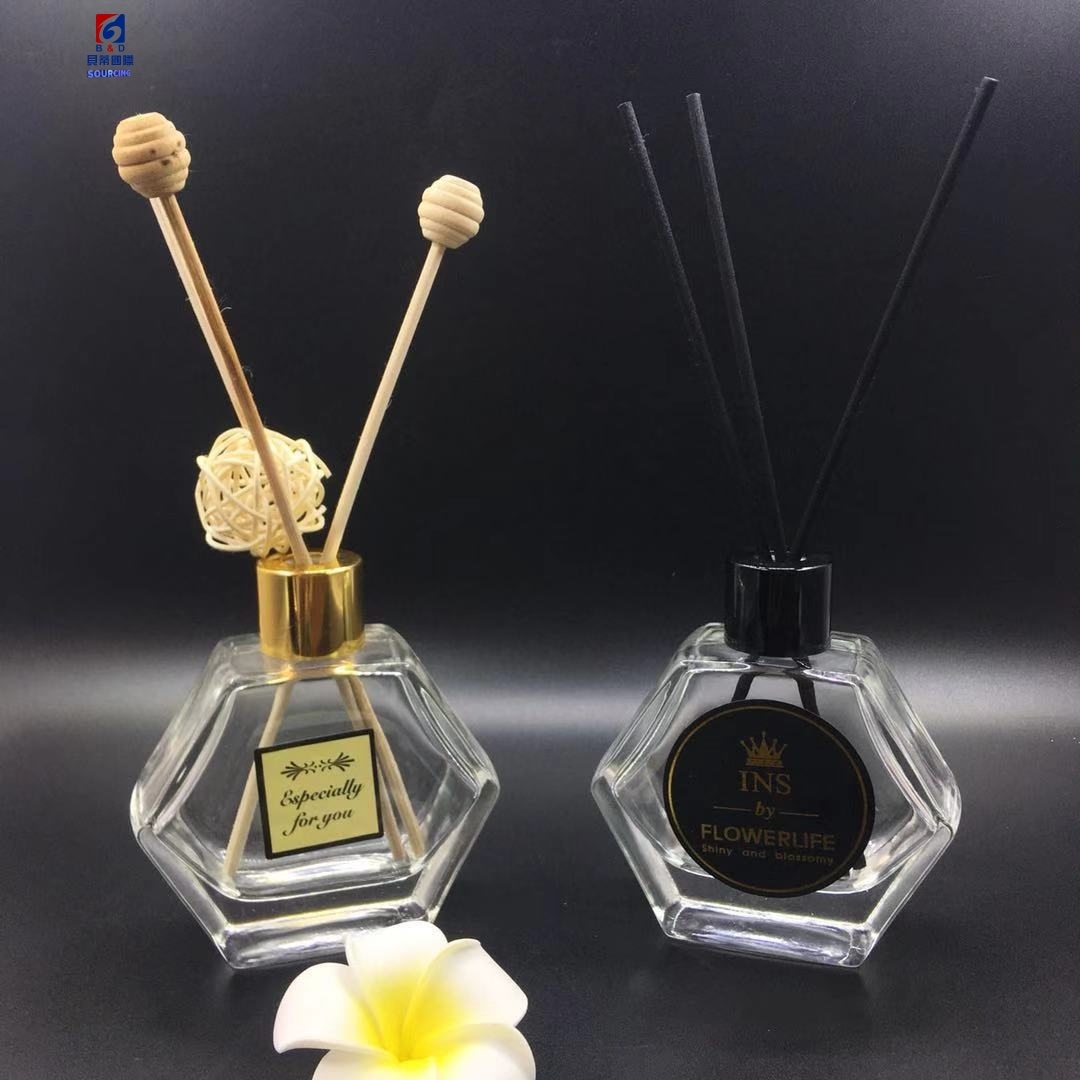 80ML Six Star Glass Aromatherapy Bottle