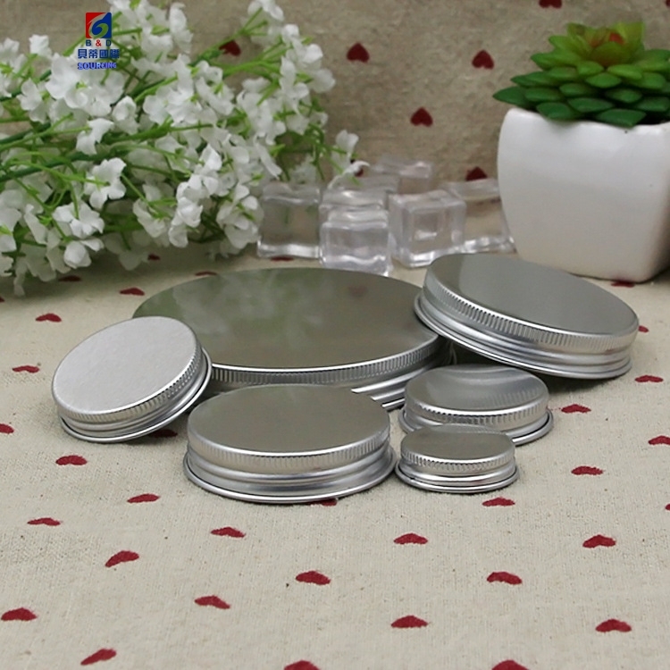 5/15/30/50/100g Aluminum Cream Jar With Whorl