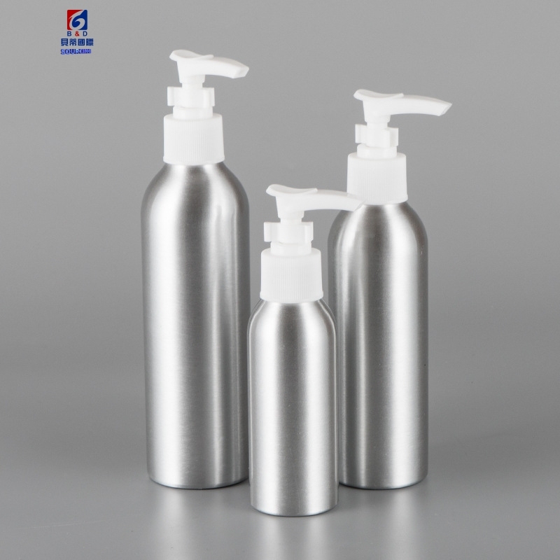 40-250ML Emulsion Socket Pump Aluminum Bottle