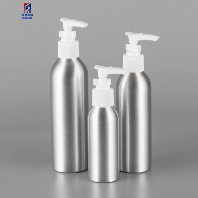 40-250ML Emulsion Socket Pump Aluminum Bottle