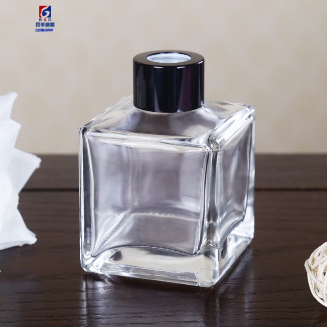 Crystal White Scented Glass Bottle Empty Bottle