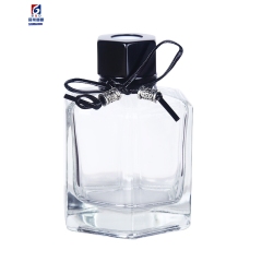 Crystal White Scented Glass Bottle Empty Bottle