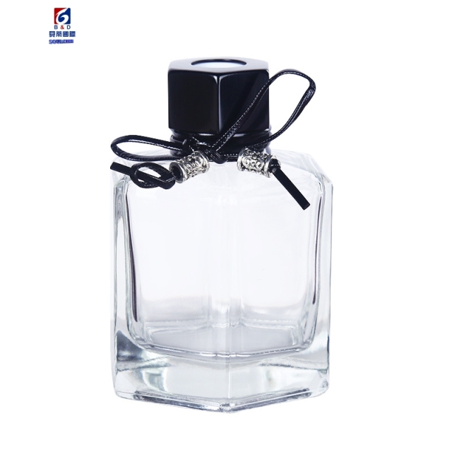 Crystal White Scented Glass Bottle Empty Bottle